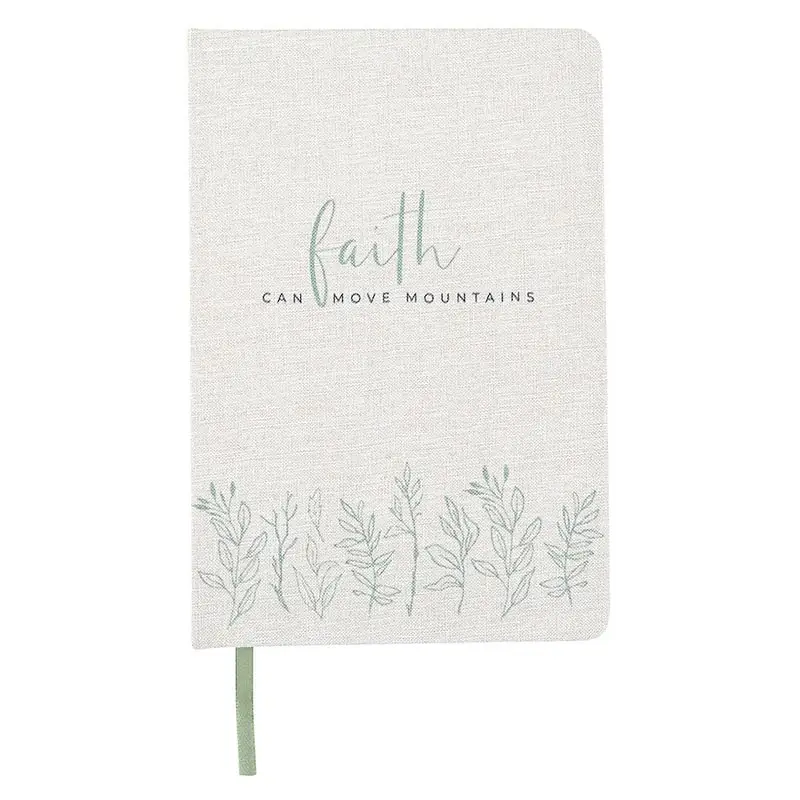 Linen Journal Faith can move mountains