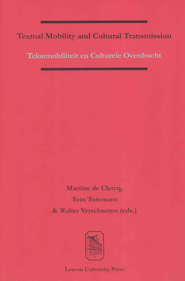 Textual Mobility and Cultural Transmissi