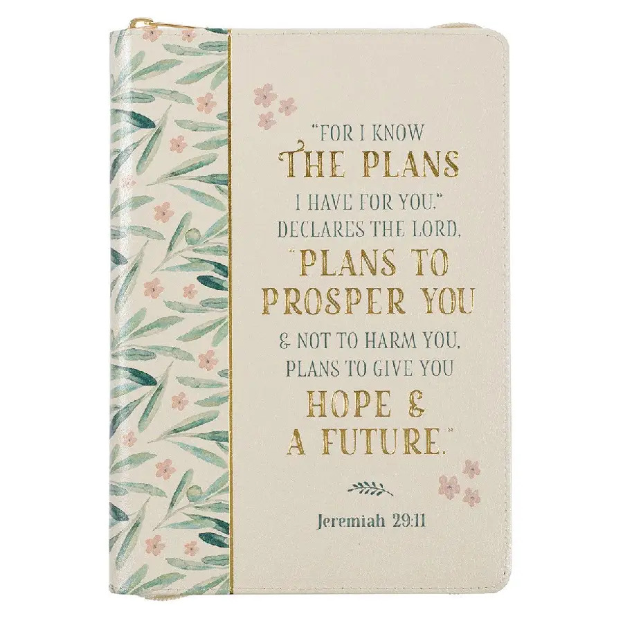 For I Know the Plans classic with zipper