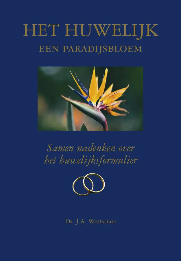 Het huwelijk een paradijsbloem