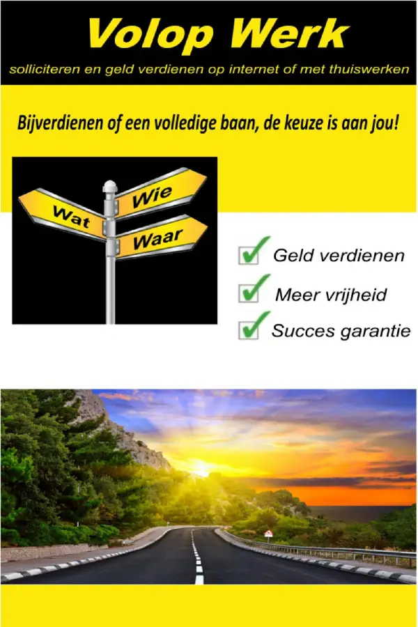 Volop werk leert je solliciteren en geld