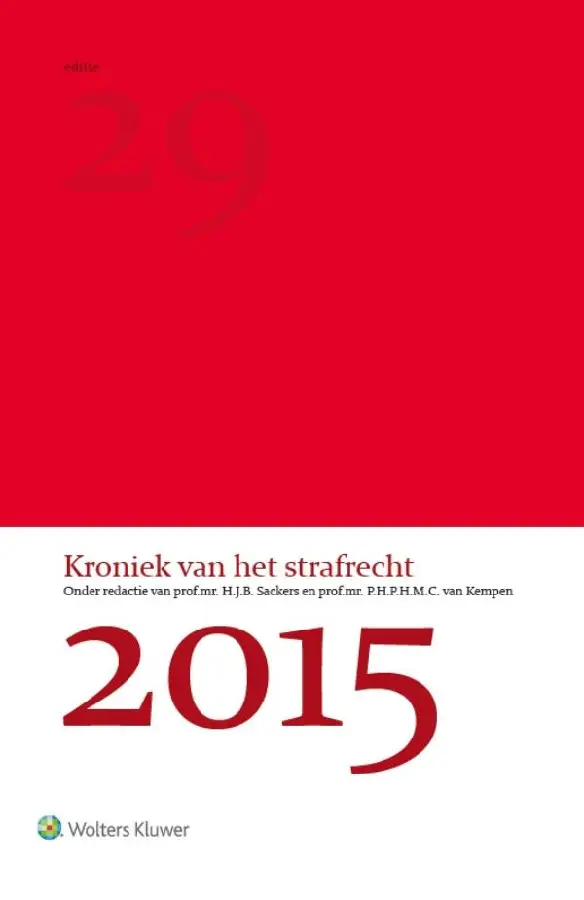 Kroniek van het strafrecht 2015