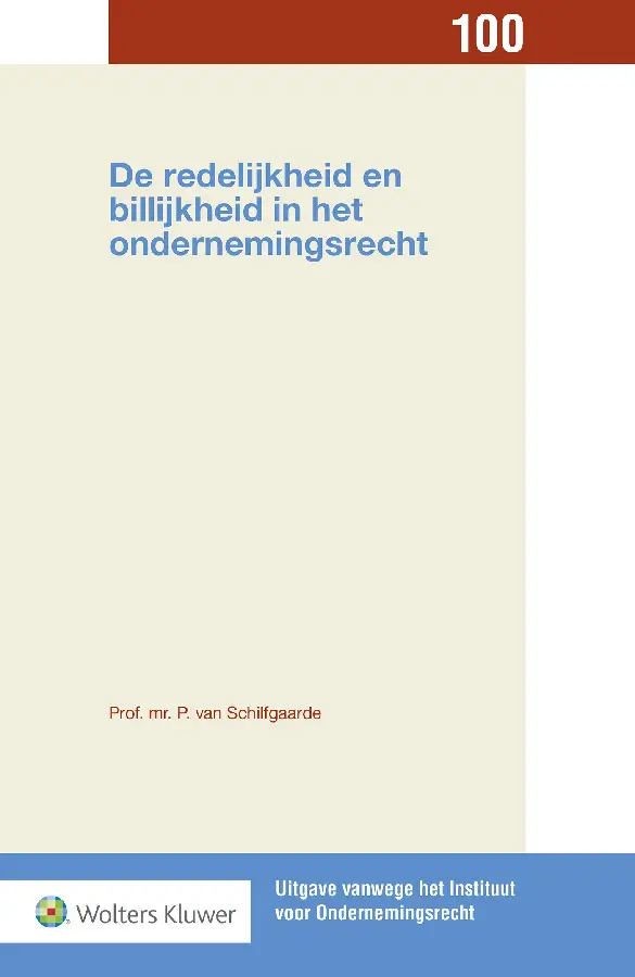 De redelijkheid en billijkheid in het on