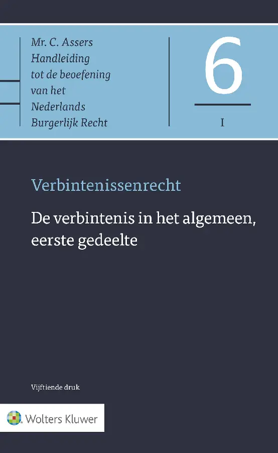 Asser 6-I De verbintenis in het algemeen