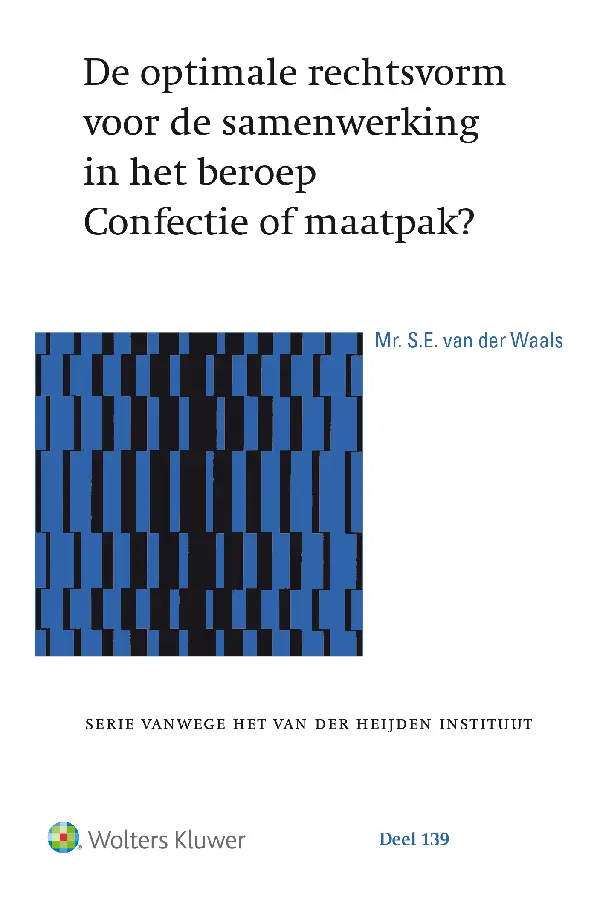 De optimale rechtsvorm voor de samenwerk