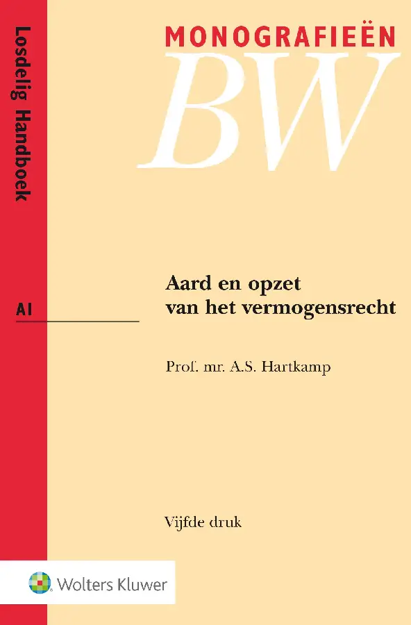 Aard en opzet van het vermogensrecht