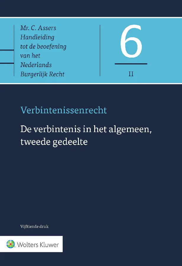 Asser 6-II De verbintenis in het algemee