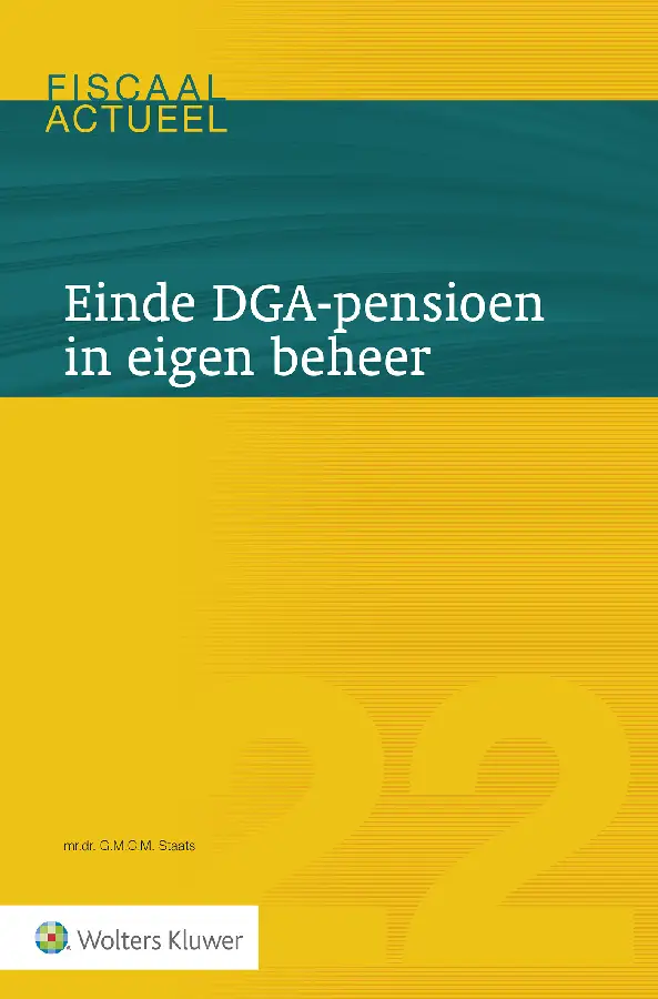 Einde DGA-pensioen in eigen beheer