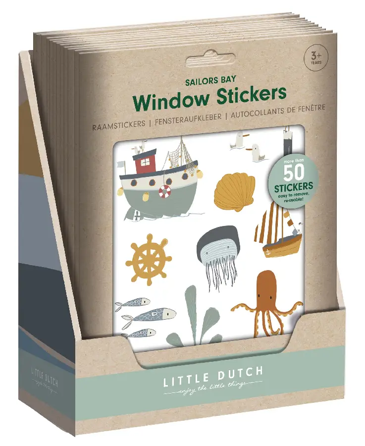 Little dutch raamstickers - sailors bay