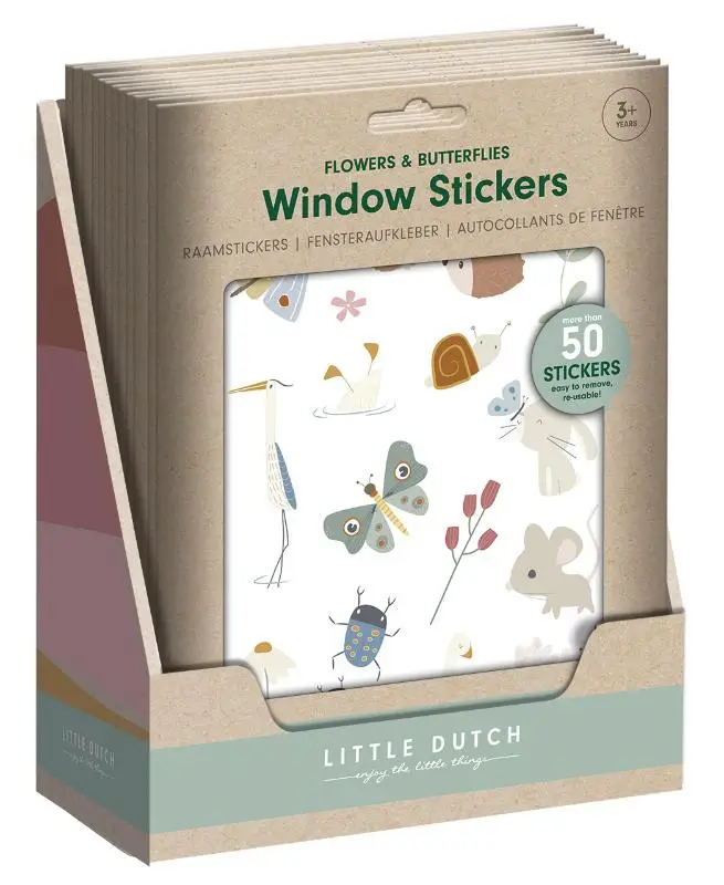 Little dutch raamstickers - flowers & bu