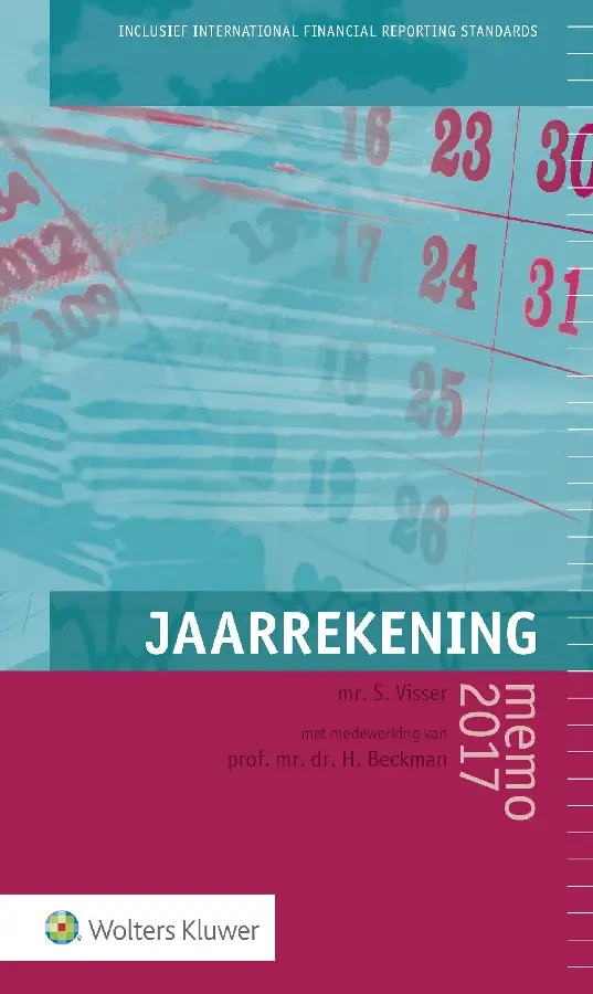 Jaarrekeningmemo 2017
