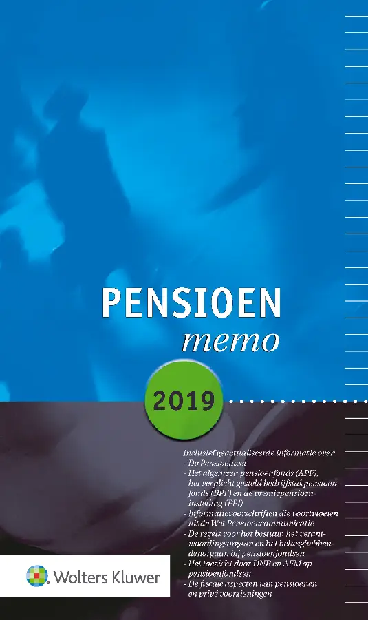 Pensioenmemo 2019