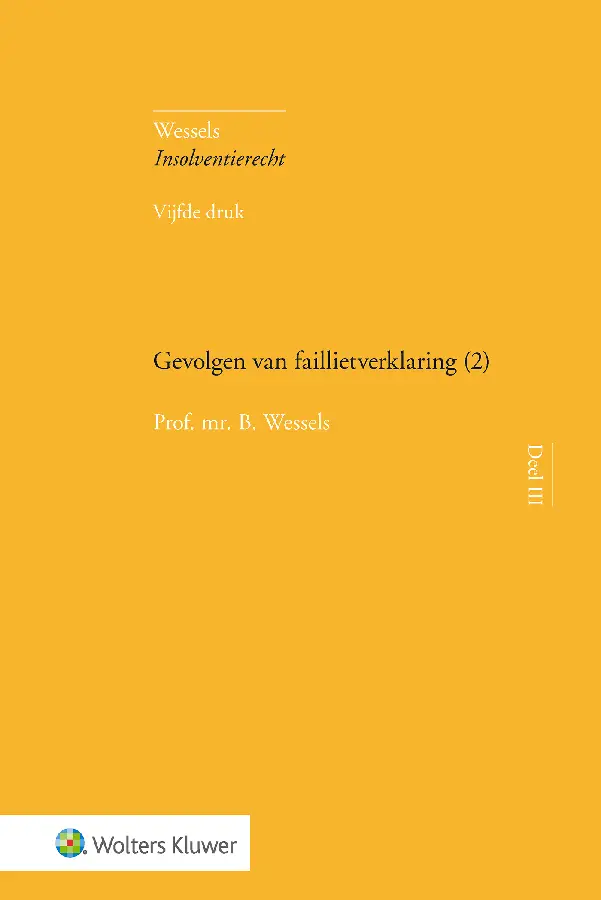Gevolgen van faillietverklaring (2)