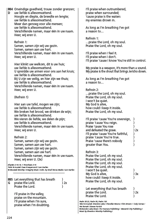 Opwekking Tekst 48 aanv 884-895