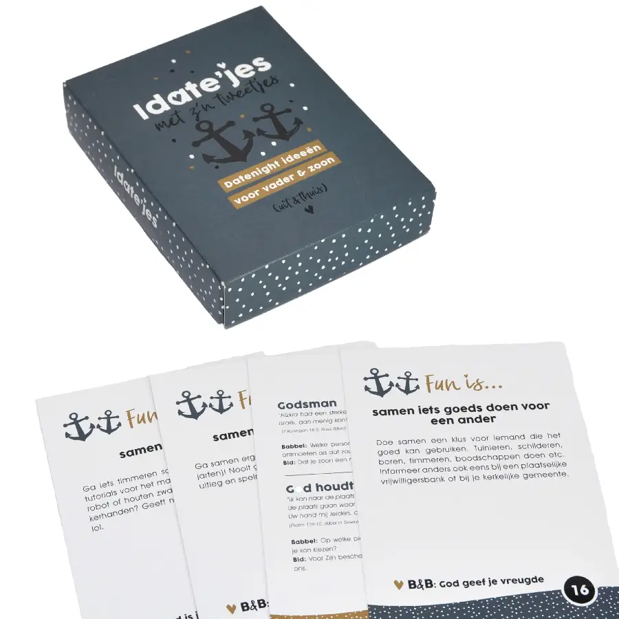 Idate'jes met z'n tweetjes voor vader en