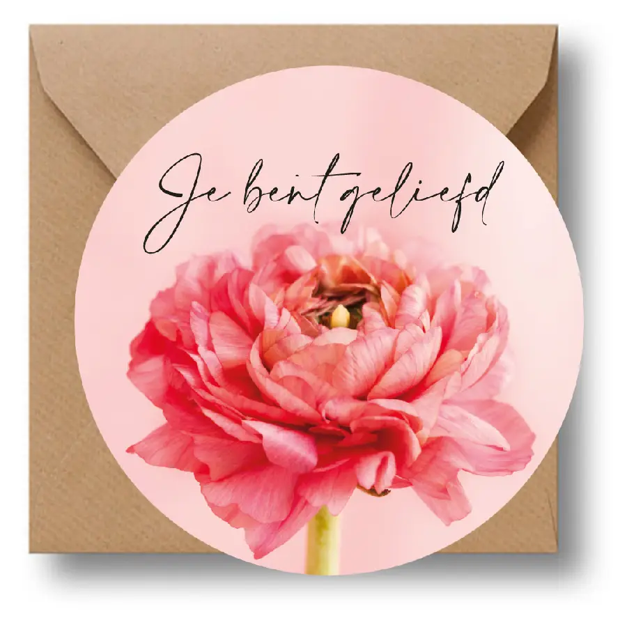 Cirkelcadeau Je bent geliefd