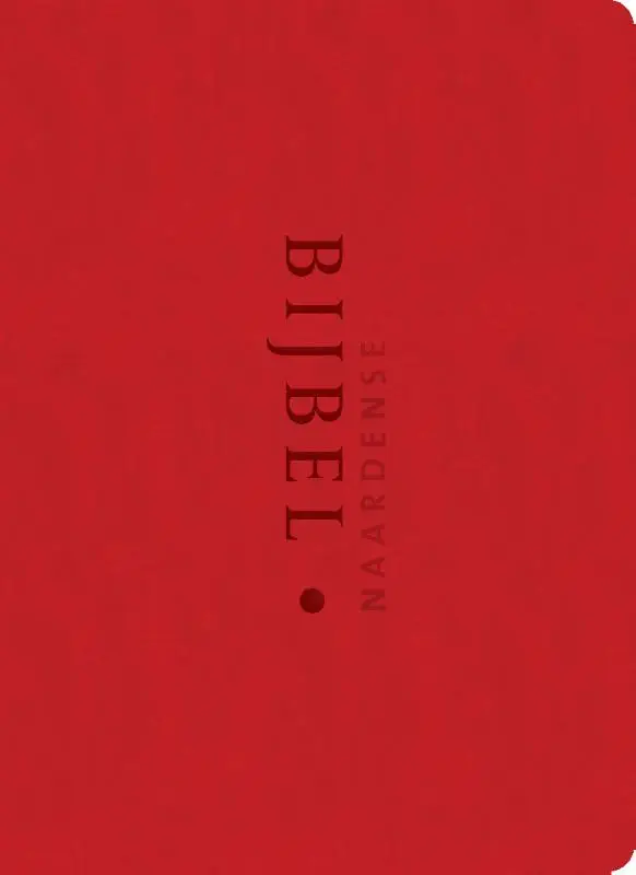 Naardense Bijbel - rood vivella dundruk