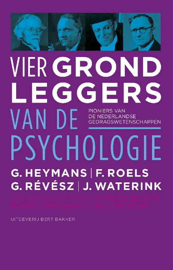 Vier grondleggers van de psychologie