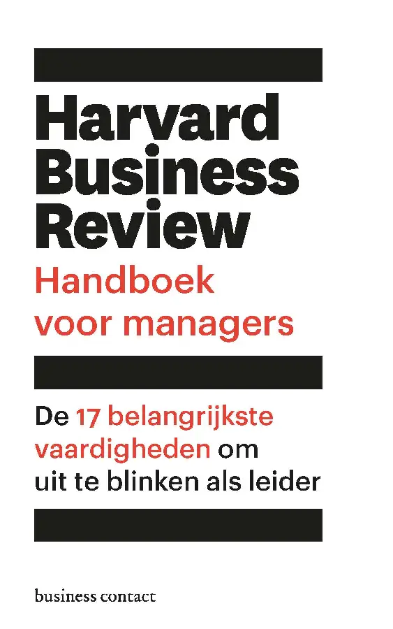 Harvard Business Review handboek voor ma