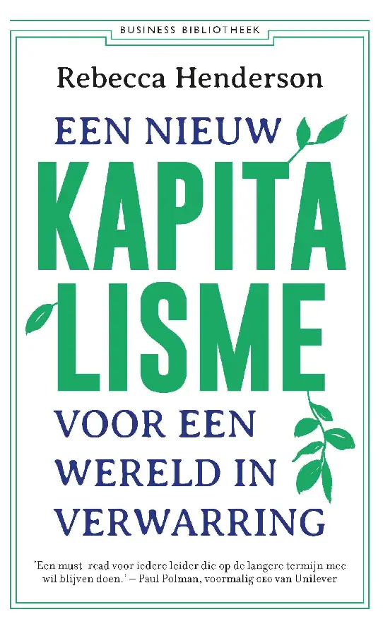Een nieuw kapitalisme voor een wereld in