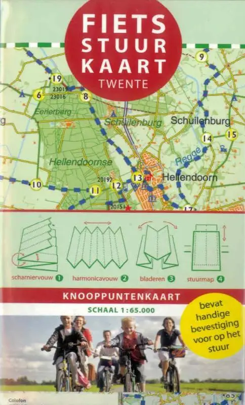 Fietsstuurkaart regio Twente (set 6 ex.)