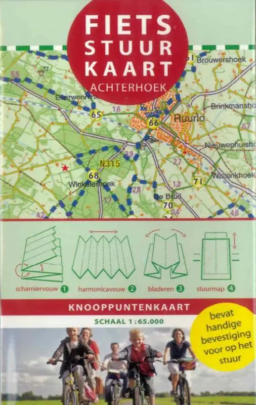 Fietsstuurkaart regio Achterhoek (set 6