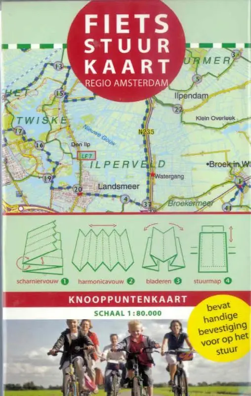 Fietsstuurkaart regio Amsterdam (set 6 e