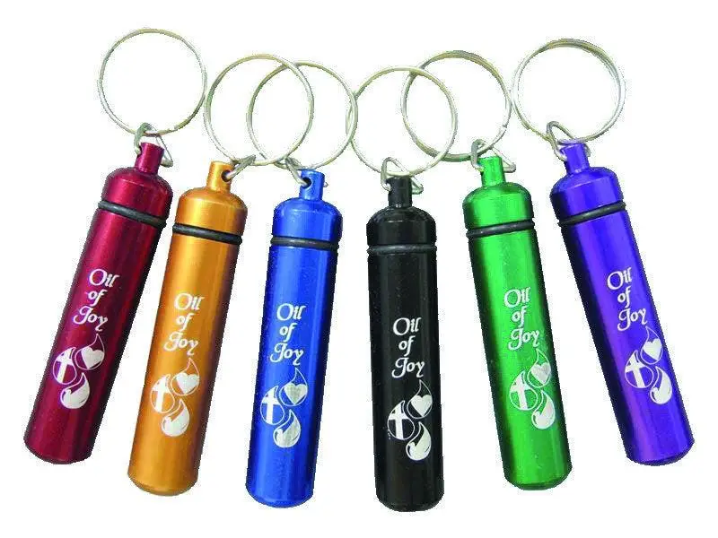 Keyring with vial - large - Assorted Col