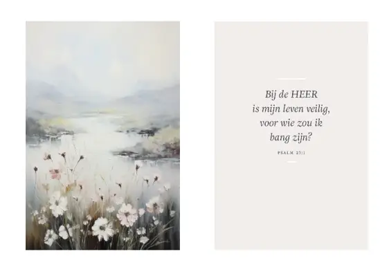 Set 2 posters A5 Bij de HEER is ..