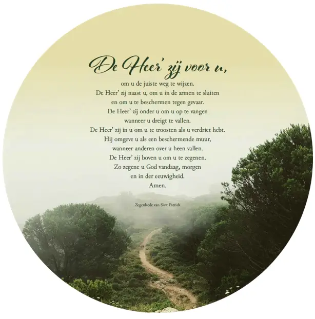 Muurcirkel Zegen van St. Patrick
