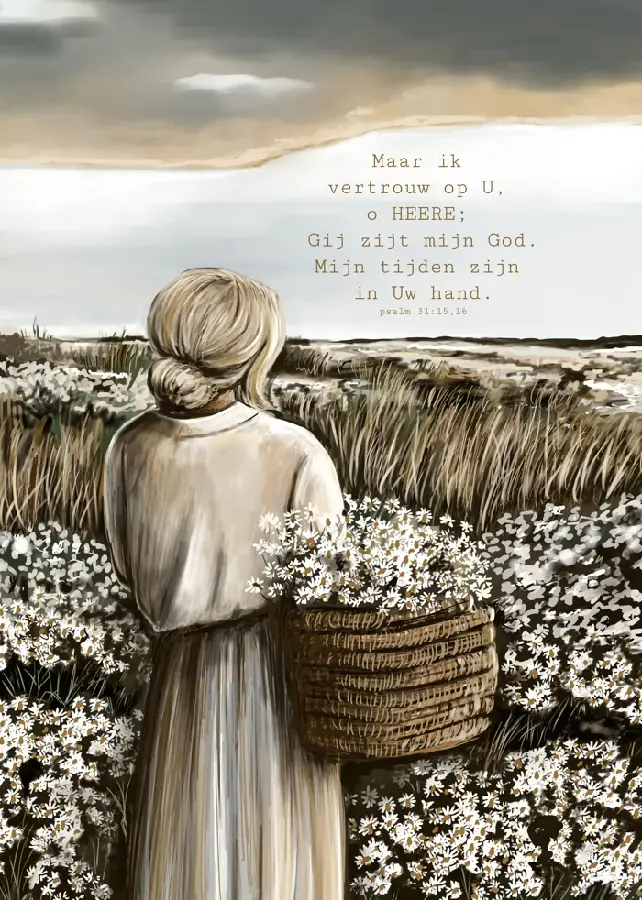 Poster A4 Maar ik vertrouw op U