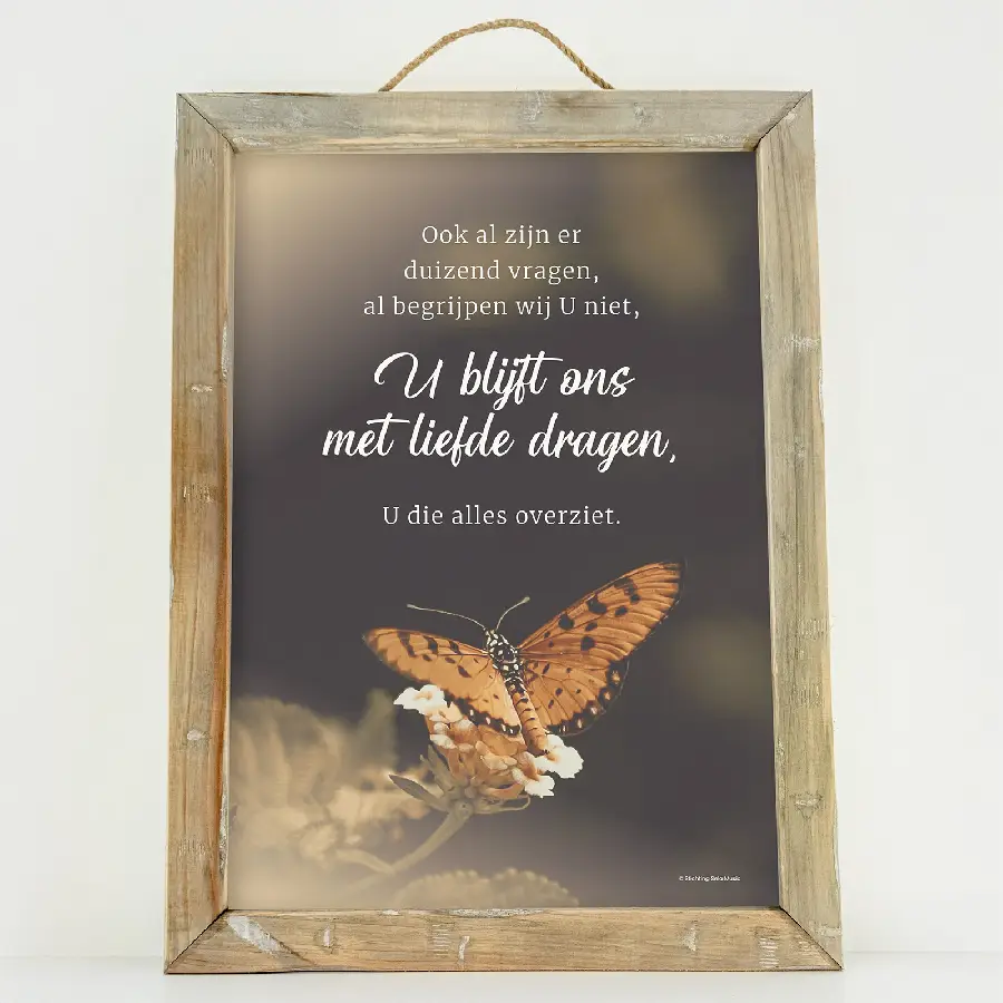 Ook al zal zijn er duizend - A4