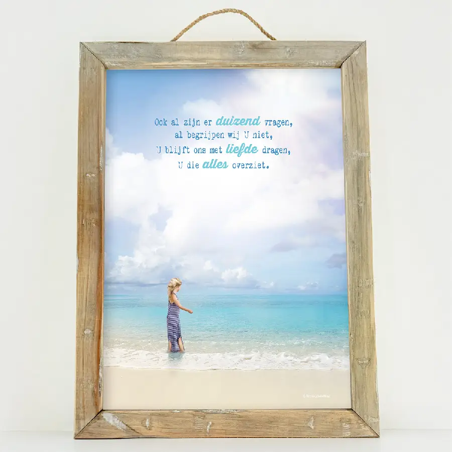 Ook al zal zijn er duizend - A4