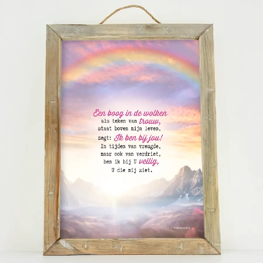 Een boog in de wolken - A4