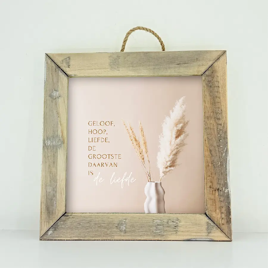 Pinksteren Prentbriefkaart Sela-tekst