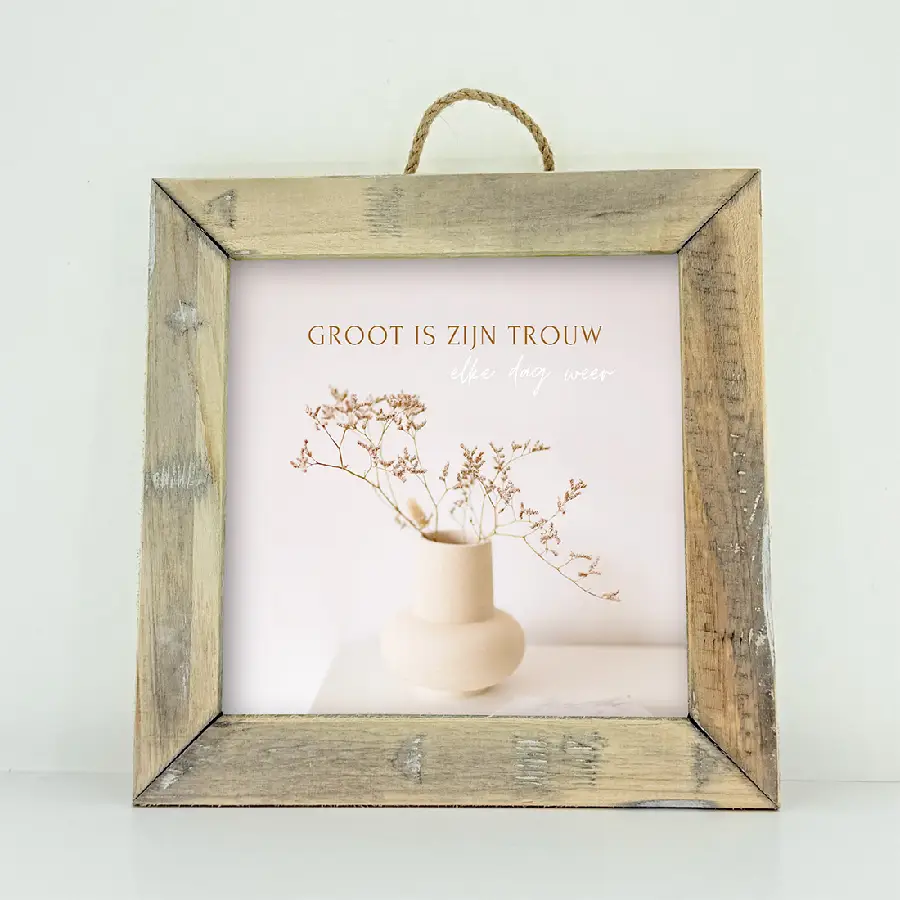 Pinksteren Prentbriefkaart Sela-tekst