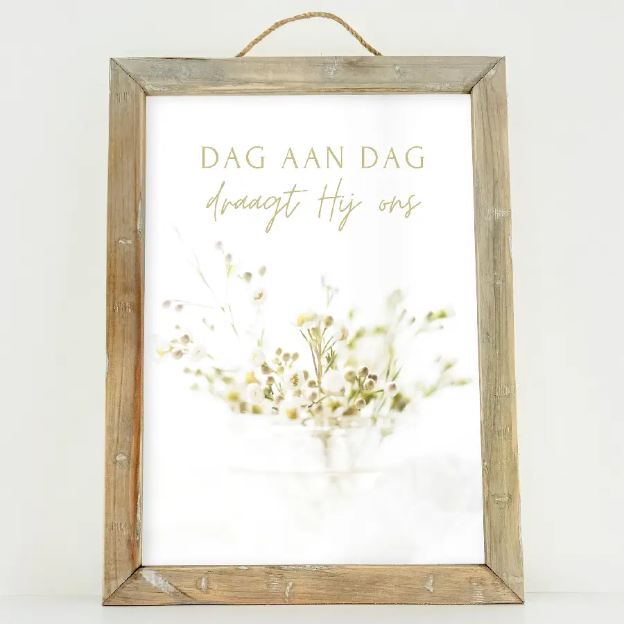 Dag aan dag draagt Hij ons - A4