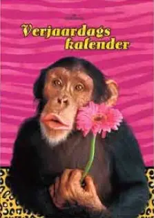 Verjaardagskalender party chimps