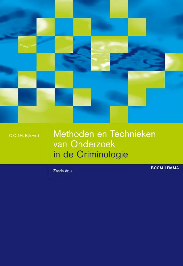 Methoden en technieken van onderzoek in