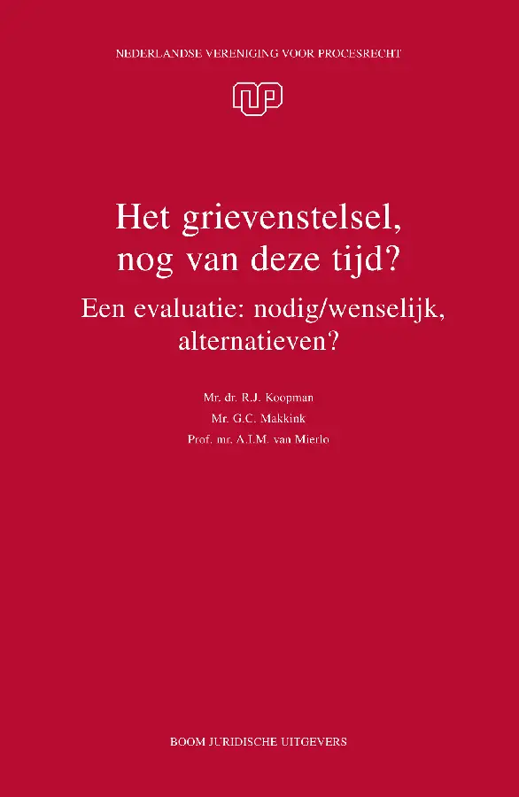 Het grievenstelsel, nog van deze tijd?