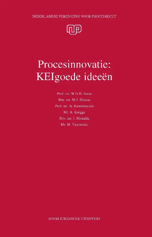 Procesinnovatie: KEIgoede ideeën?