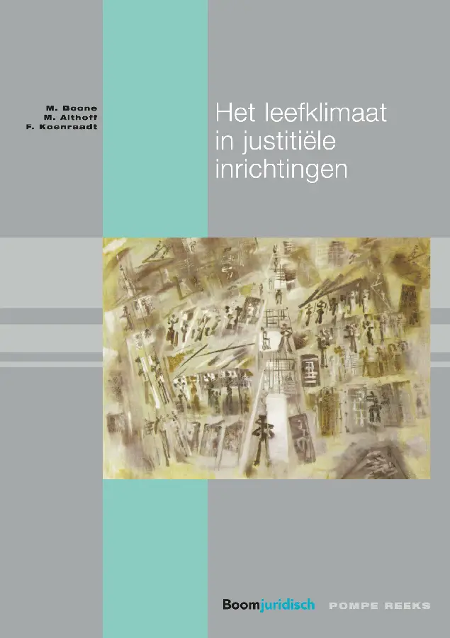 Het leefklimaat in justitiële inrichting