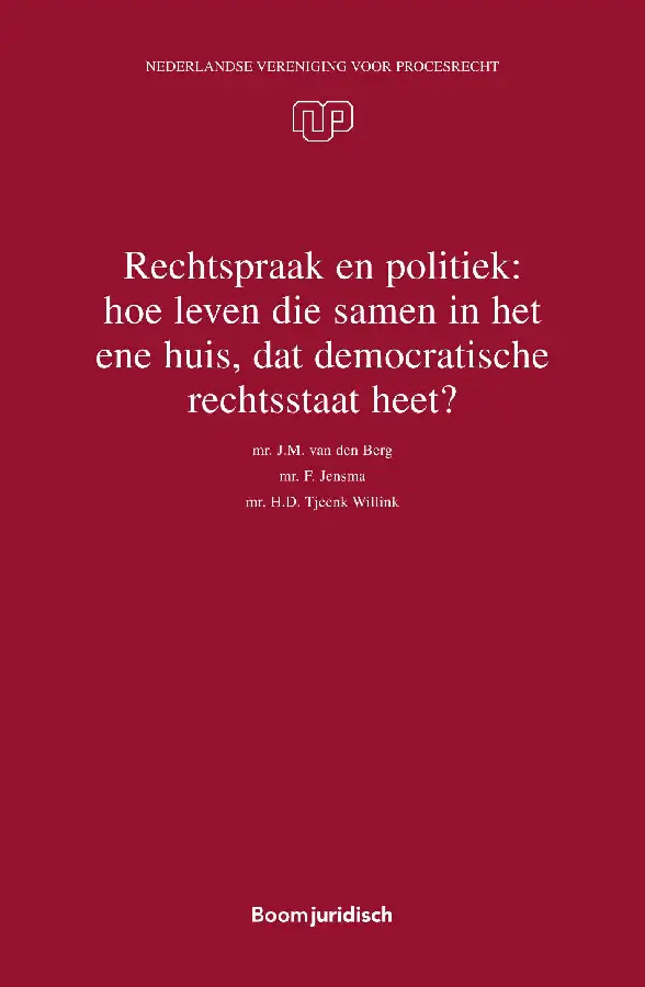 Rechtspraak en politiek