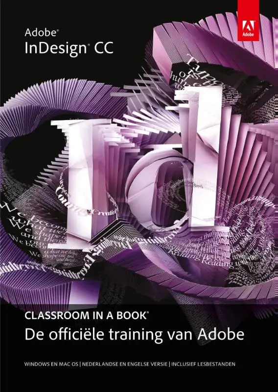 Adobe indesign classroom in a book