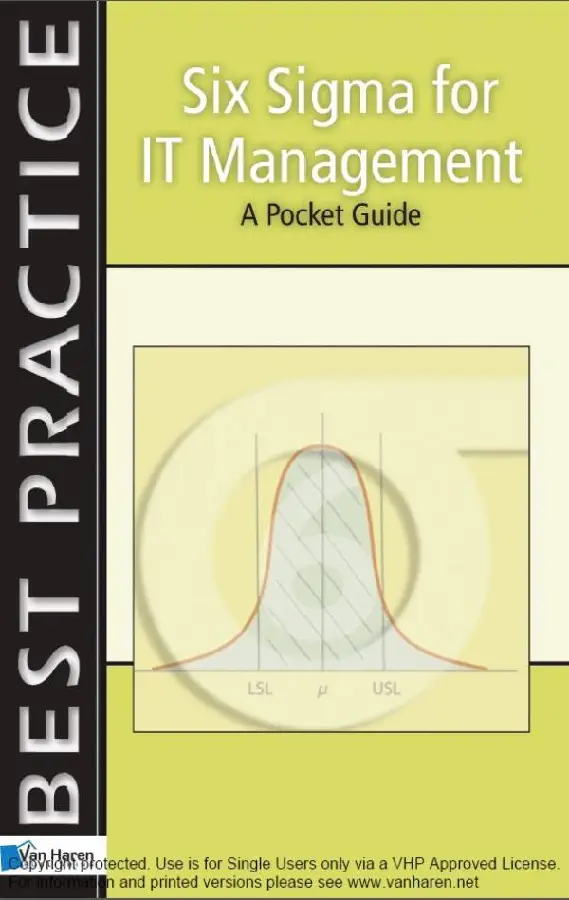 Six Sigma for IT Management - A Pocket G