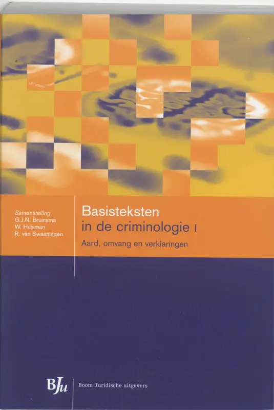 Basisteksten in de criminologie / 1