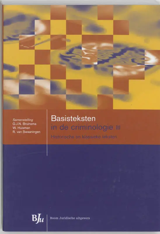 Basisteksten in de criminologie / 3