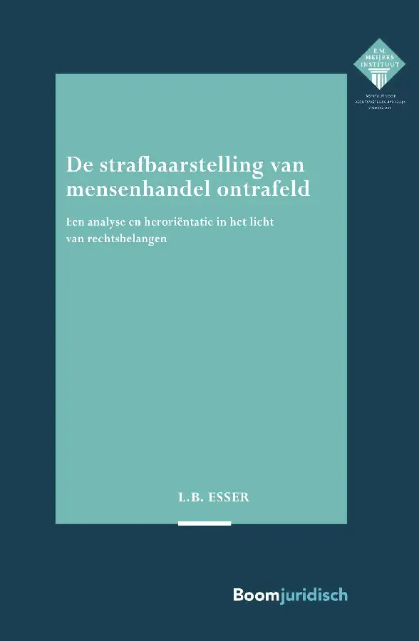 De strafbaarstelling van mensenhandel on