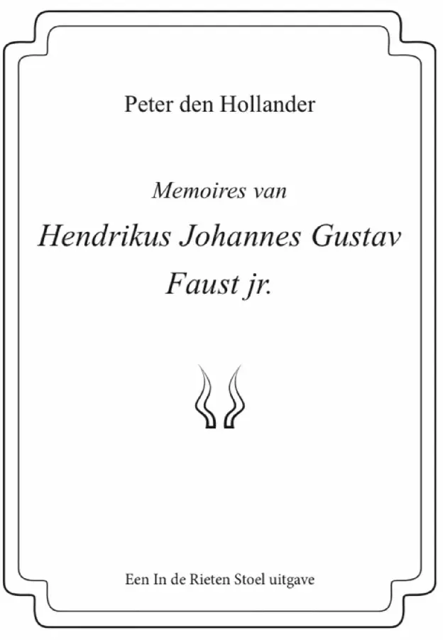 Memoires van Hendrikus Johannes Gustav F