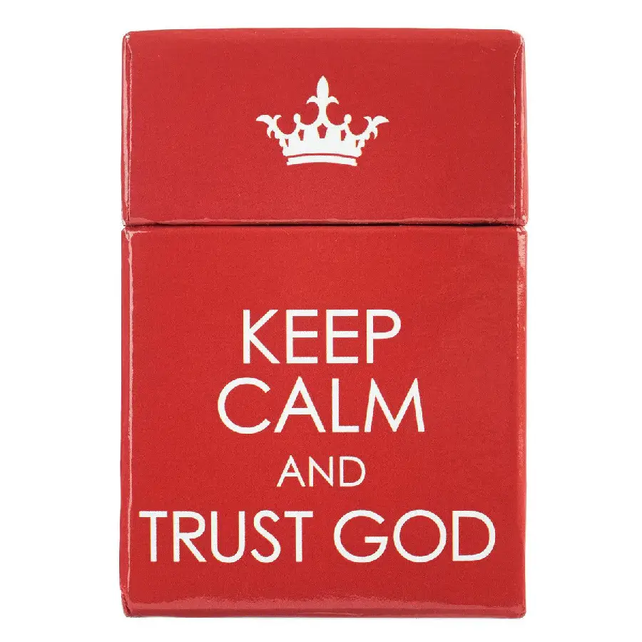 Keep calm and Trust God - Boxes of bless